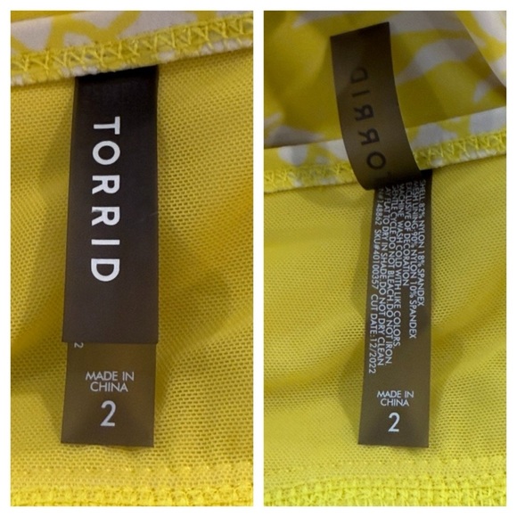 Torrid Pineapple Print Swimdress - Size 2 Plus size
( 2X Size) - Picture 10 of 12